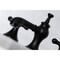 Kingston Brass KC7060AX Vintage 8" Widespread Bathroom Faucet, Matte Black KC7060AX - alternate 6